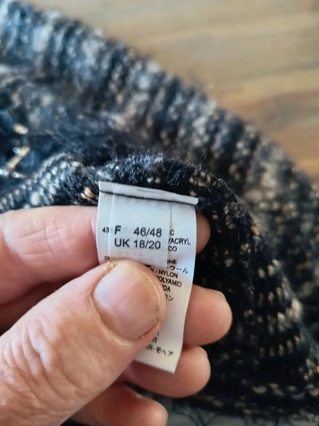 Colete sem mangas preto e cinza, La Maison du Jersey T46/48 – photo 7